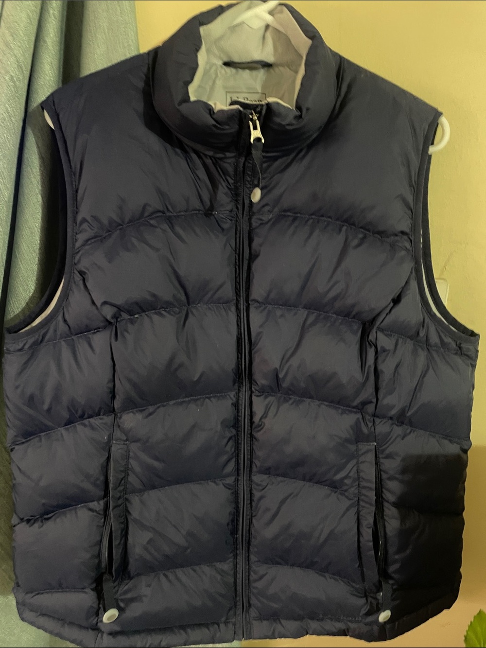 L.L. Bean Navy Quilted Puffer Vest